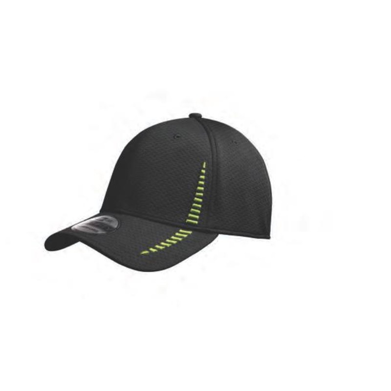 Cap With Color Thread Stich 210 White